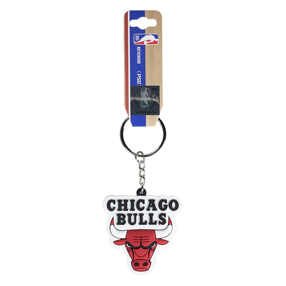Chicago Bulls PVC Logo Keychain